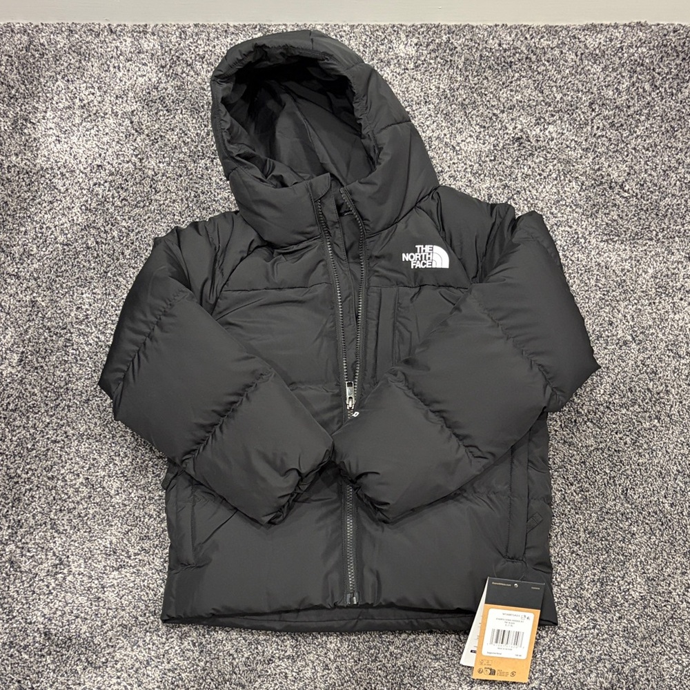 NWT Boys North Face Hooded Down Jacket Small 7/8